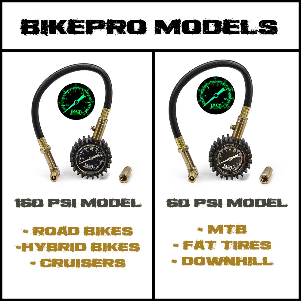 BikePro™ Presta Tire Pressure Gauge - 60 PSI | Presta & Schrader (Mountain Bikes) - Image 8