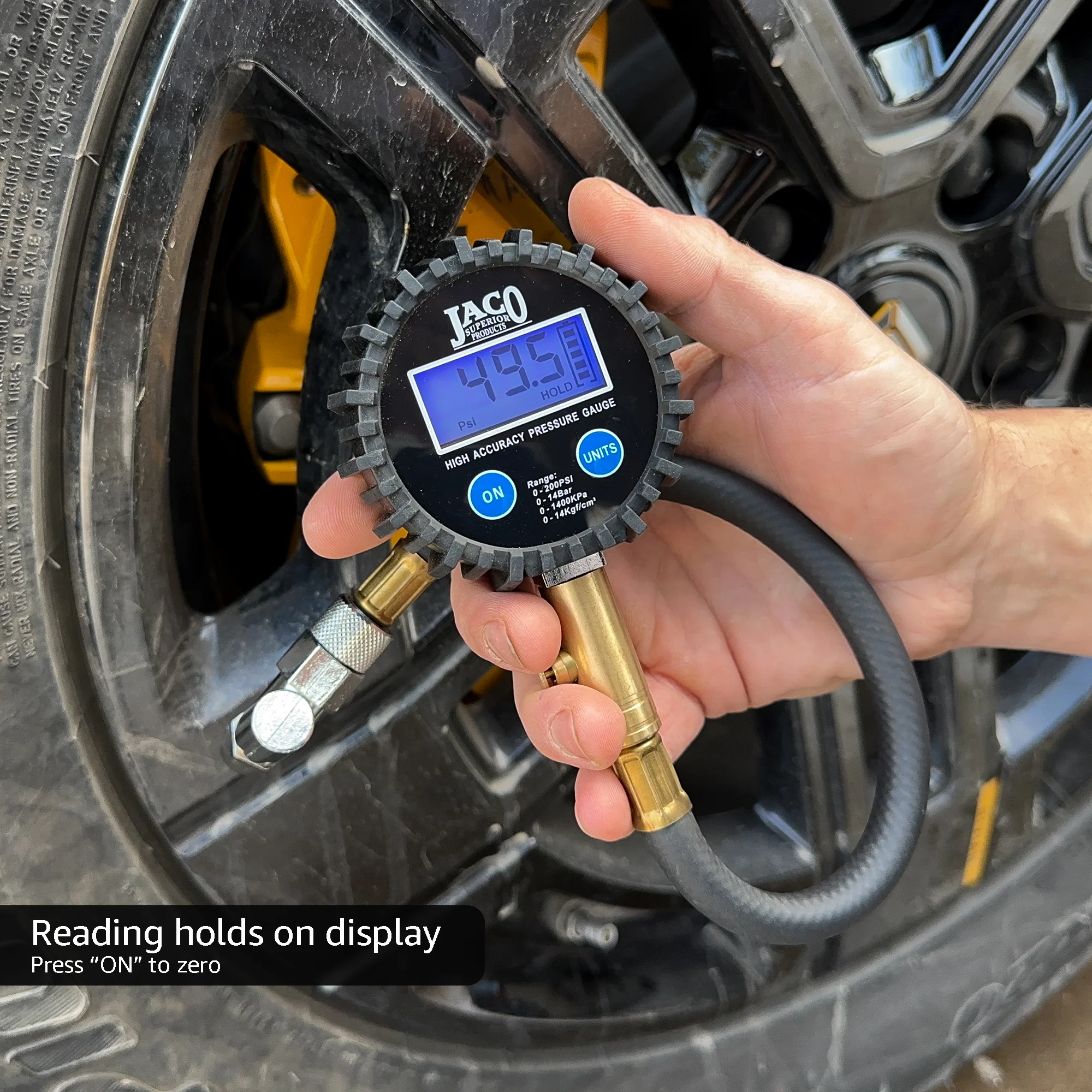 ElitePro™ Digital Tire Pressure Gauge - Professional Accuracy - 200 PSI - Image 10