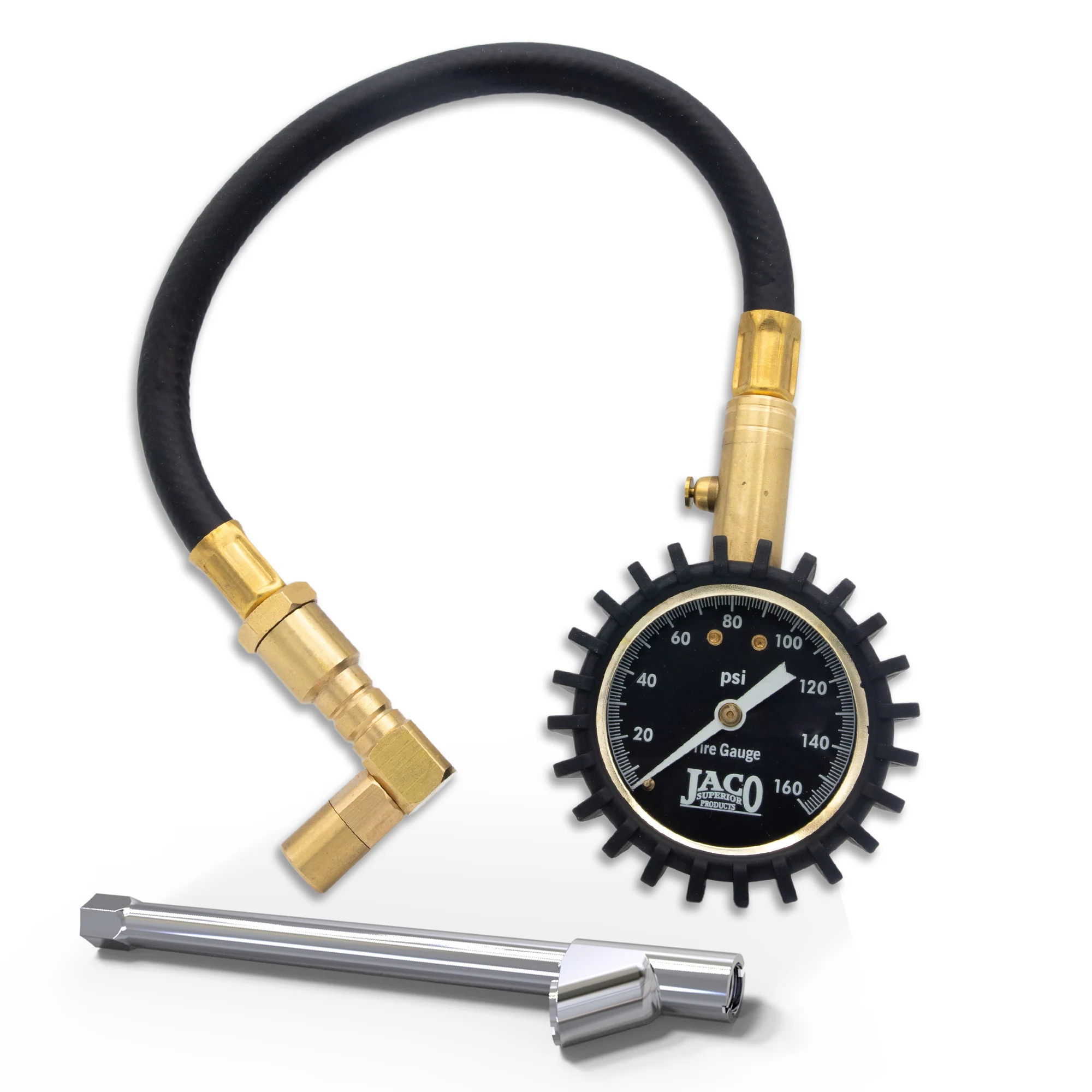 EliteProPlus™ Tire Pressure Gauge with Dually Air Chuck - 160 PSI - Image 6